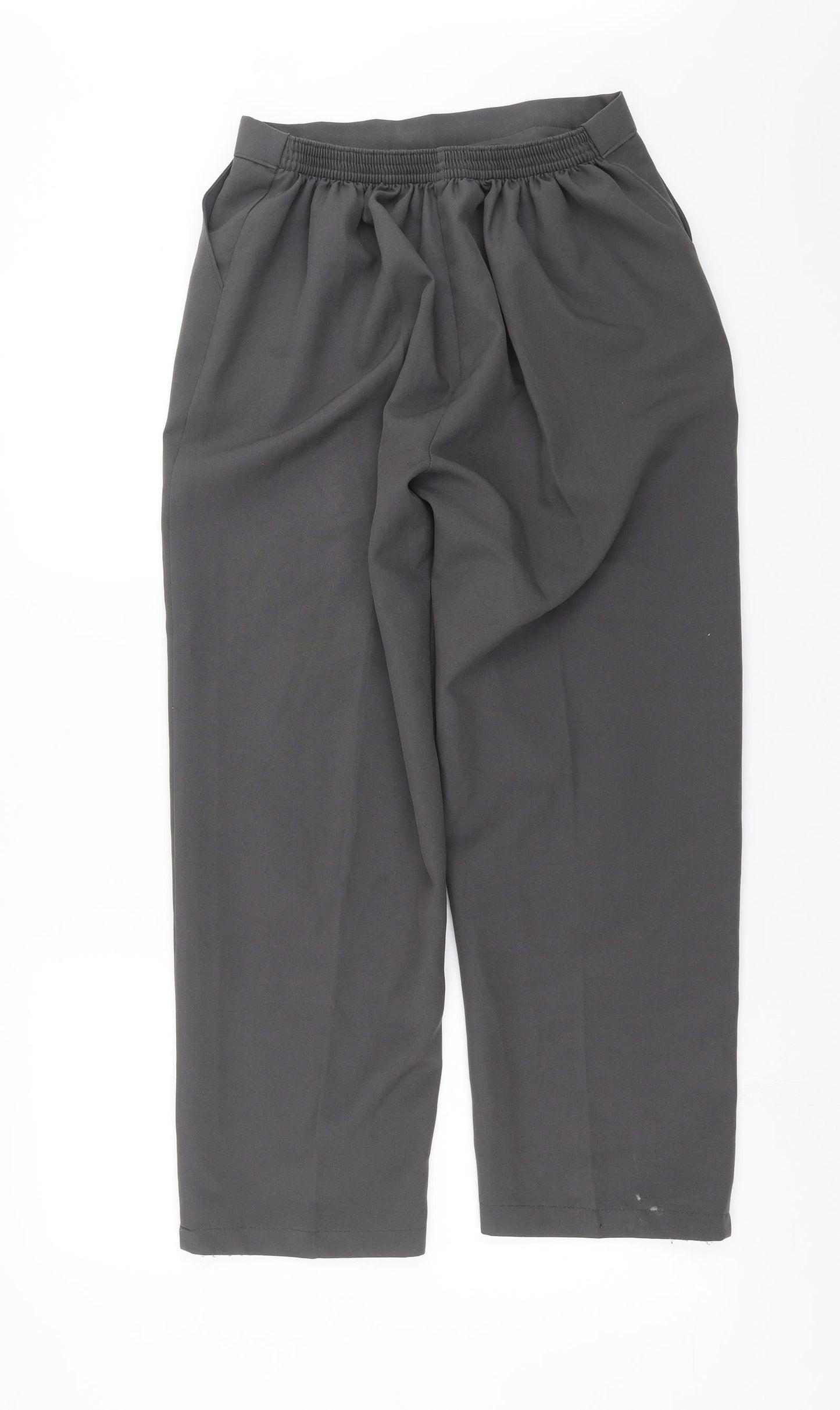 Womens UK Size 16 Preworn Regular Fit  Grey Trousers