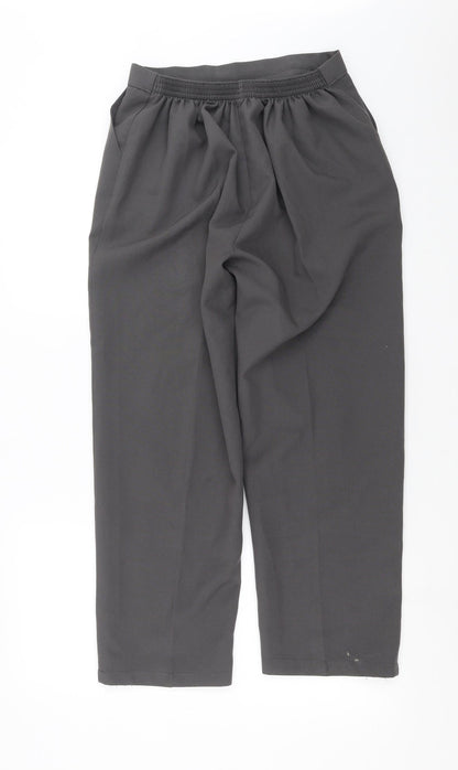Womens UK Size 16 Preworn Regular Fit  Grey Trousers