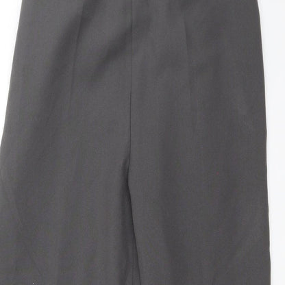 Womens UK Size 16 Preworn Regular Fit  Grey Trousers