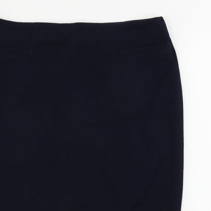 Marks and Spencer  Womens Blue   Bandage Skirt Size 34 in