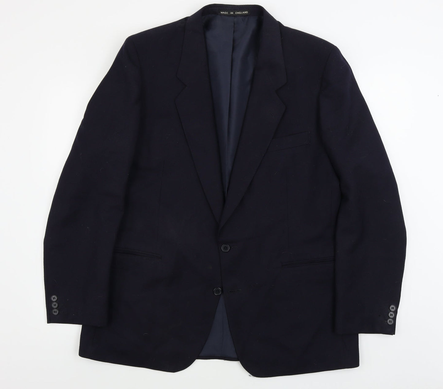 Mens UK Size 44 Preworn Regular Blue Suit Jacket