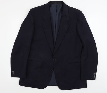Mens UK Size 44 Preworn Regular Blue Suit Jacket