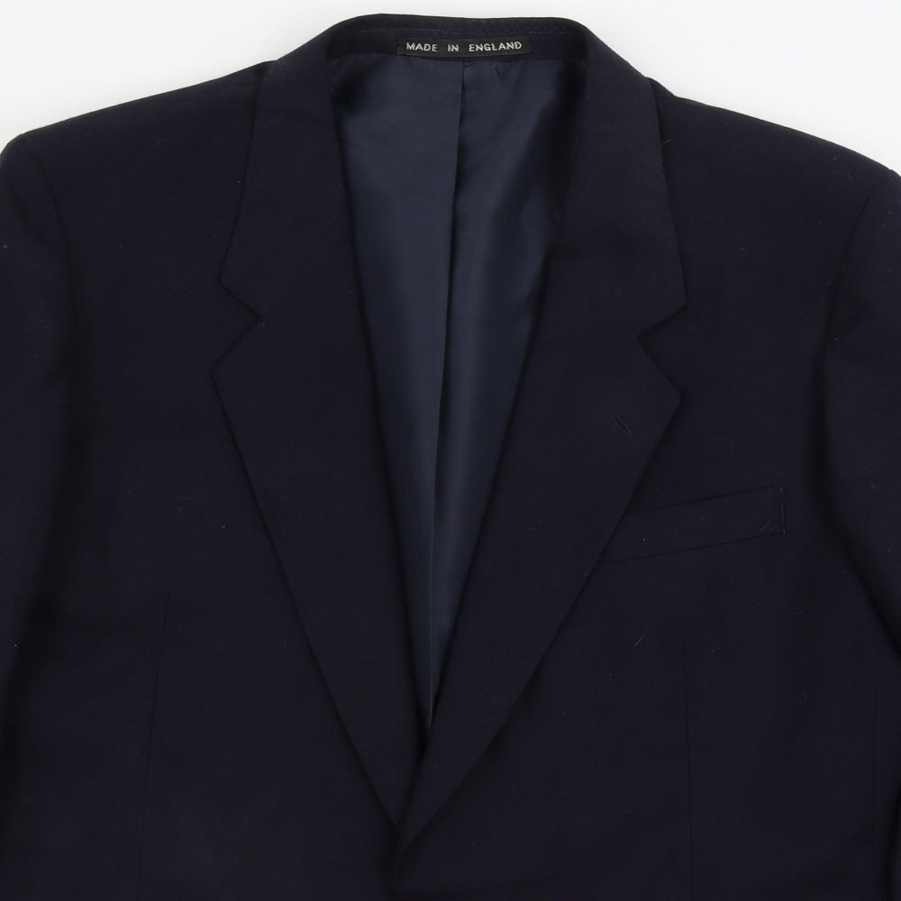 Mens UK Size 44 Preworn Regular Blue Suit Jacket