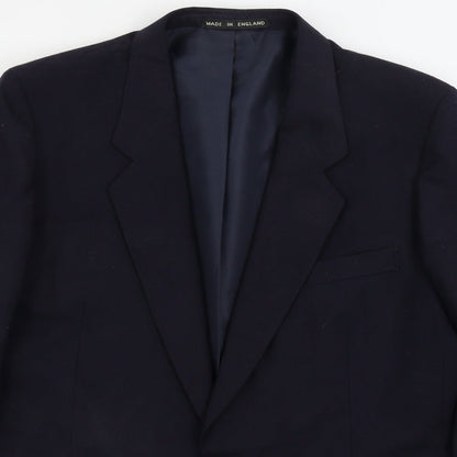 Mens UK Size 44 Preworn Regular Blue Suit Jacket