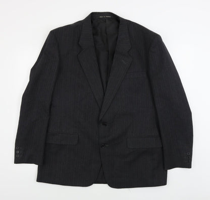 Mens UK Size 44 Preworn Regular Grey Suit Jacket