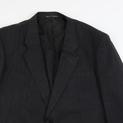 Mens UK Size 44 Preworn Regular Grey Suit Jacket