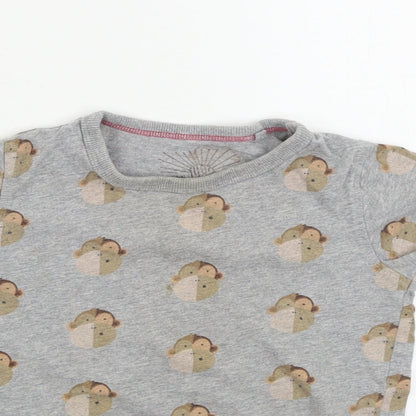 NEXT  Girls Grey   Basic T-Shirt Size 2 Years