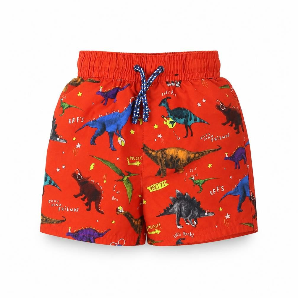 Front view of George boys’ red cropped trousers, size 12-18, months