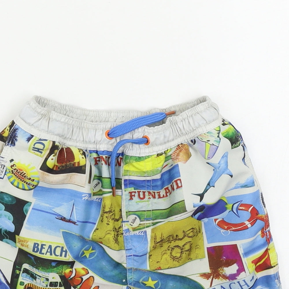 Next  Boys White   Bermuda Shorts Size 2-3 Years