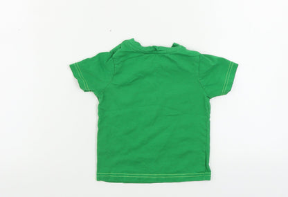 George  Boys Grey   Basic T-Shirt Size 12-18 Months  - Christmas T Shirt