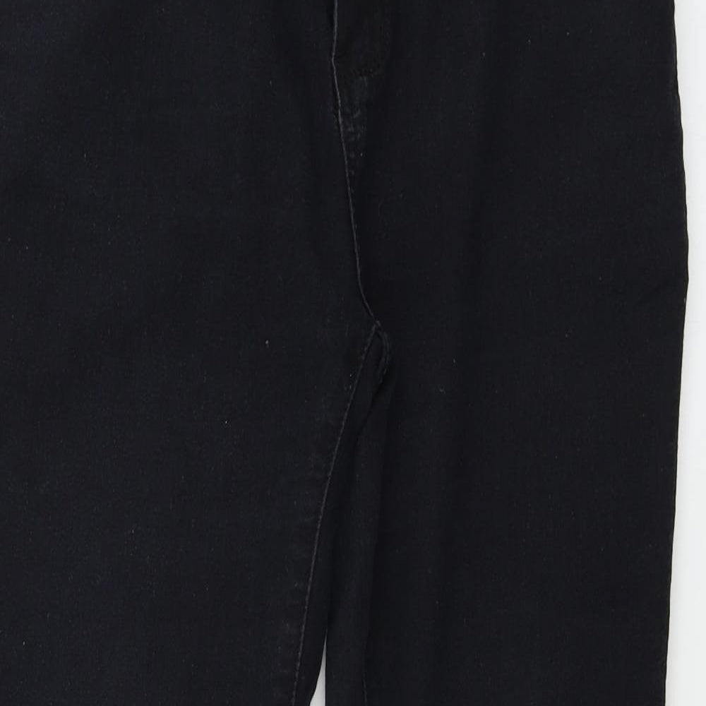 Denim & Co. Womens Black   Skinny Jeans Size 14 L24 in