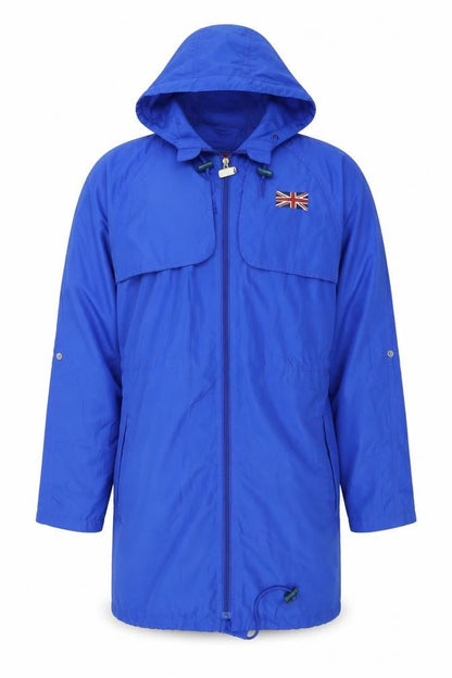 Mens UK Size XS Denim & Co. Blue Parka Coat