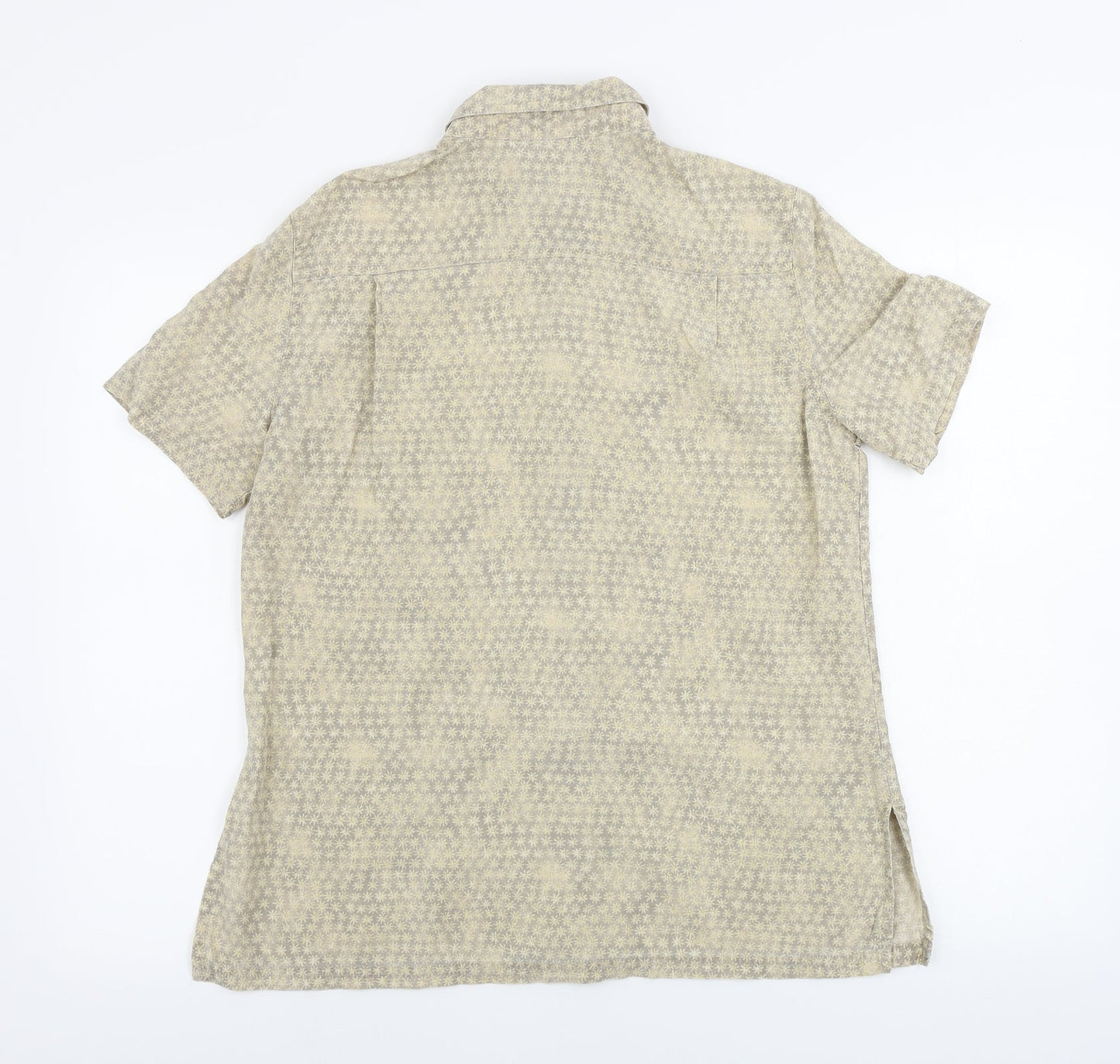 Womens UK Size 10 Marks and Spencer Beige Basic Button-Up