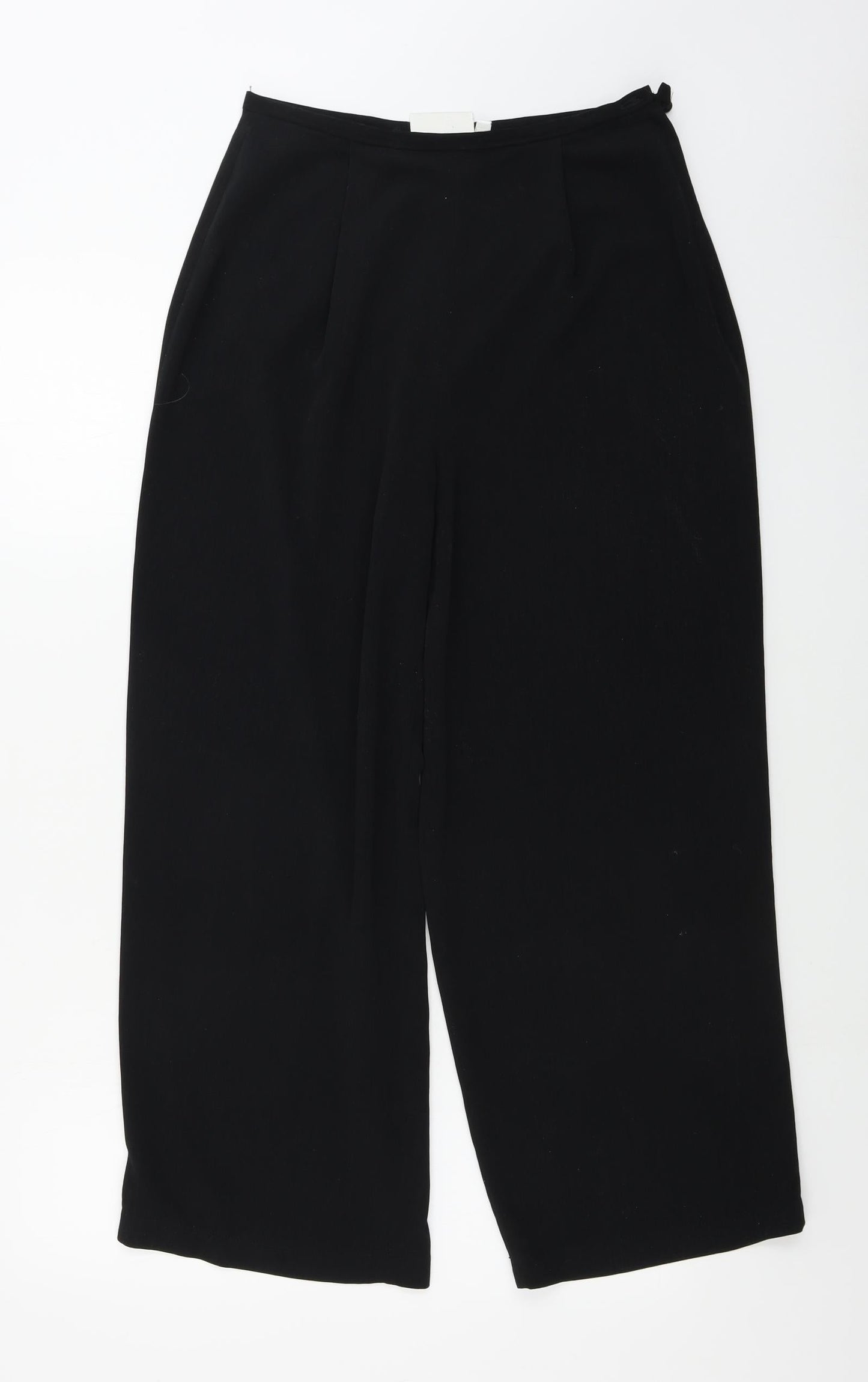 Womens UK Size 12 BHS Regular Fit  Black Trousers