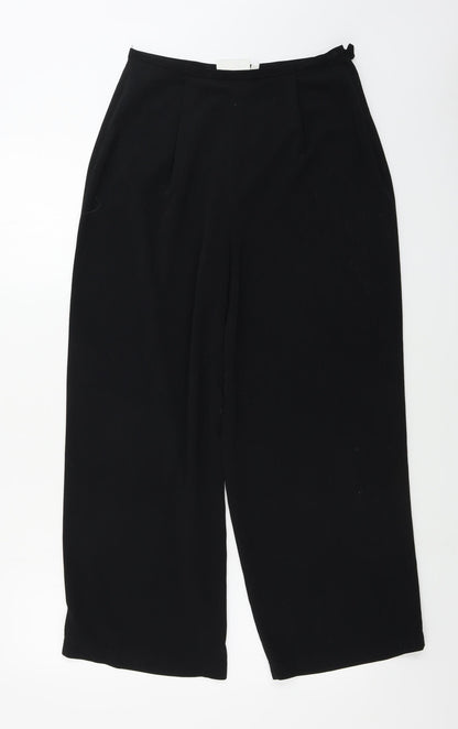 Womens UK Size 12 BHS Regular Fit  Black Trousers