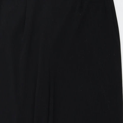 Womens UK Size 12 BHS Regular Fit  Black Trousers
