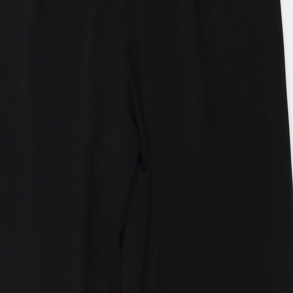 Womens UK Size 12 BHS Regular Fit  Black Trousers