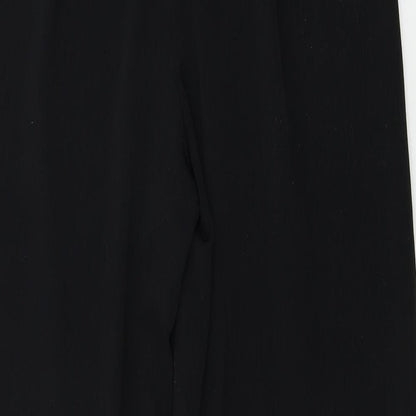 Womens UK Size 12 BHS Regular Fit  Black Trousers