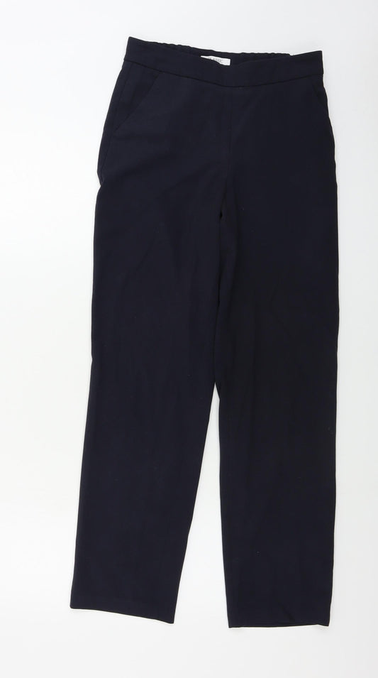 Womens UK Size 6 Marks and Spencer Regular Fit  Blue Trousers