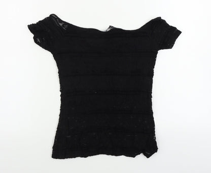 Dorothy Perkins  Womens Black   Basic T-Shirt Size 10