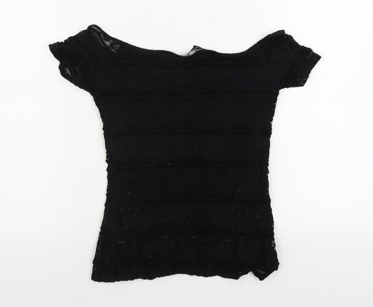 Dorothy Perkins  Womens Black   Basic T-Shirt Size 10
