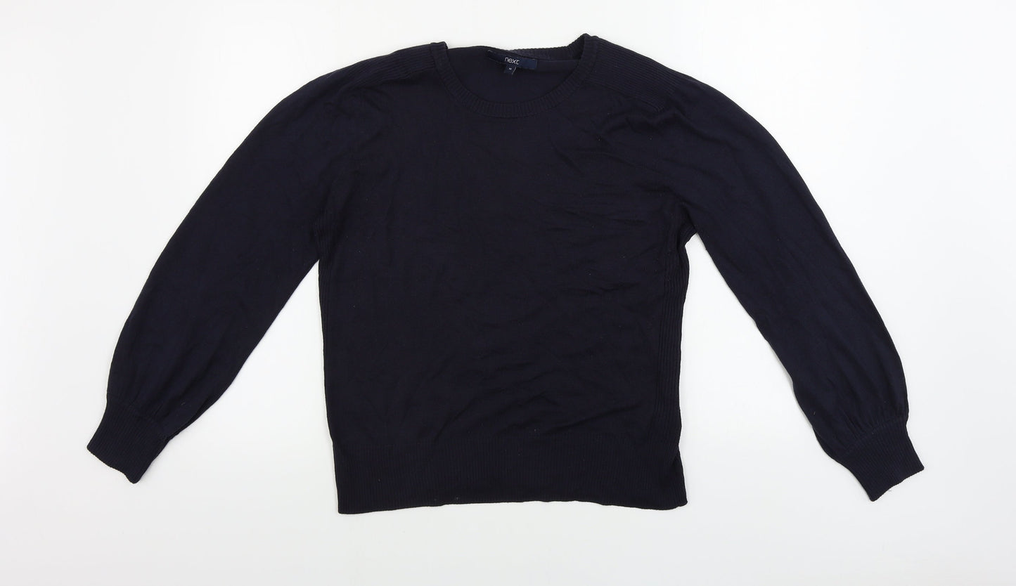 Womens UK Size 14 NEXT Blue Pullover Jumper