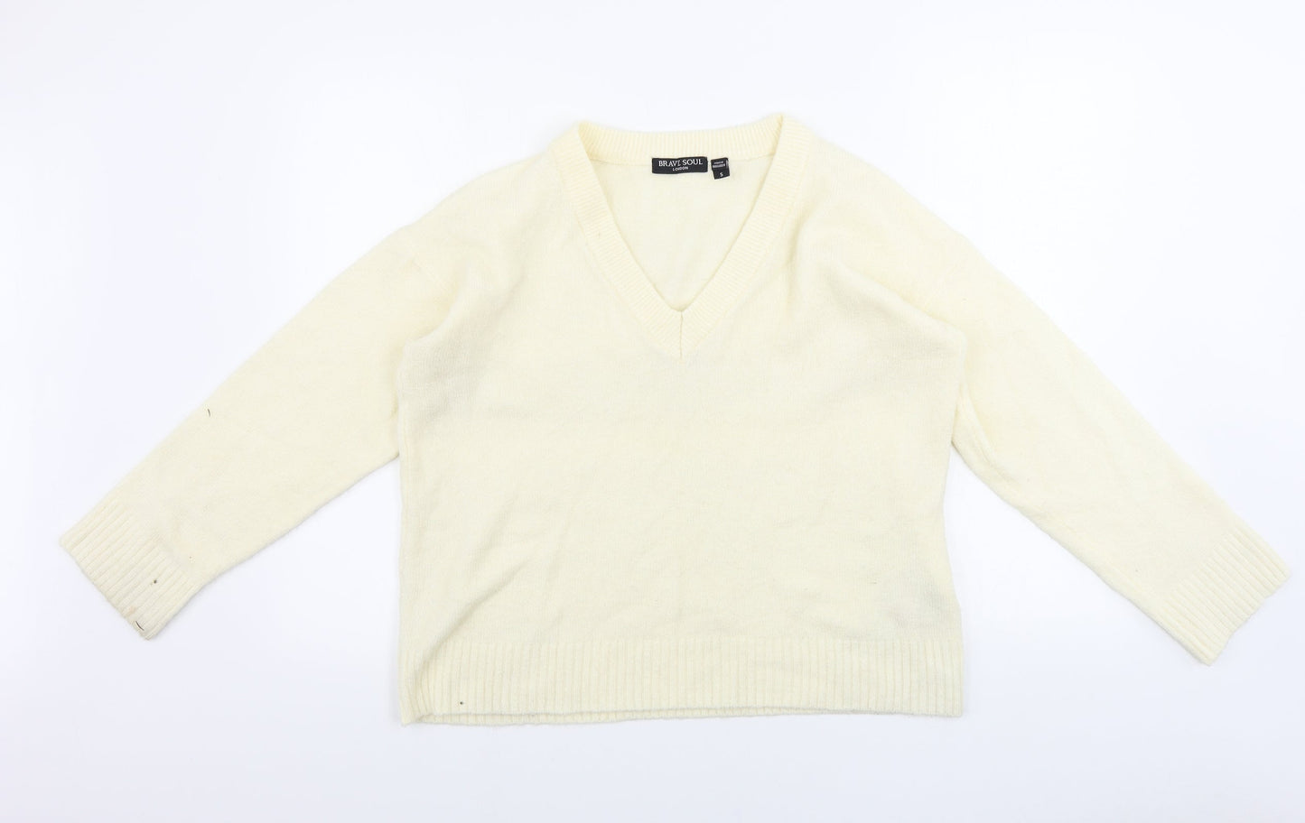 Brave Soul  Womens Beige   Pullover Jumper Size S