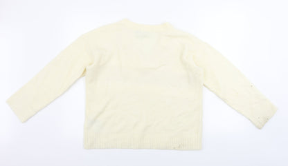 Brave Soul  Womens Beige   Pullover Jumper Size S