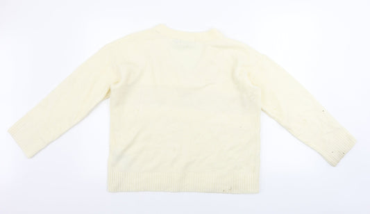 Brave Soul  Womens Beige   Pullover Jumper Size S