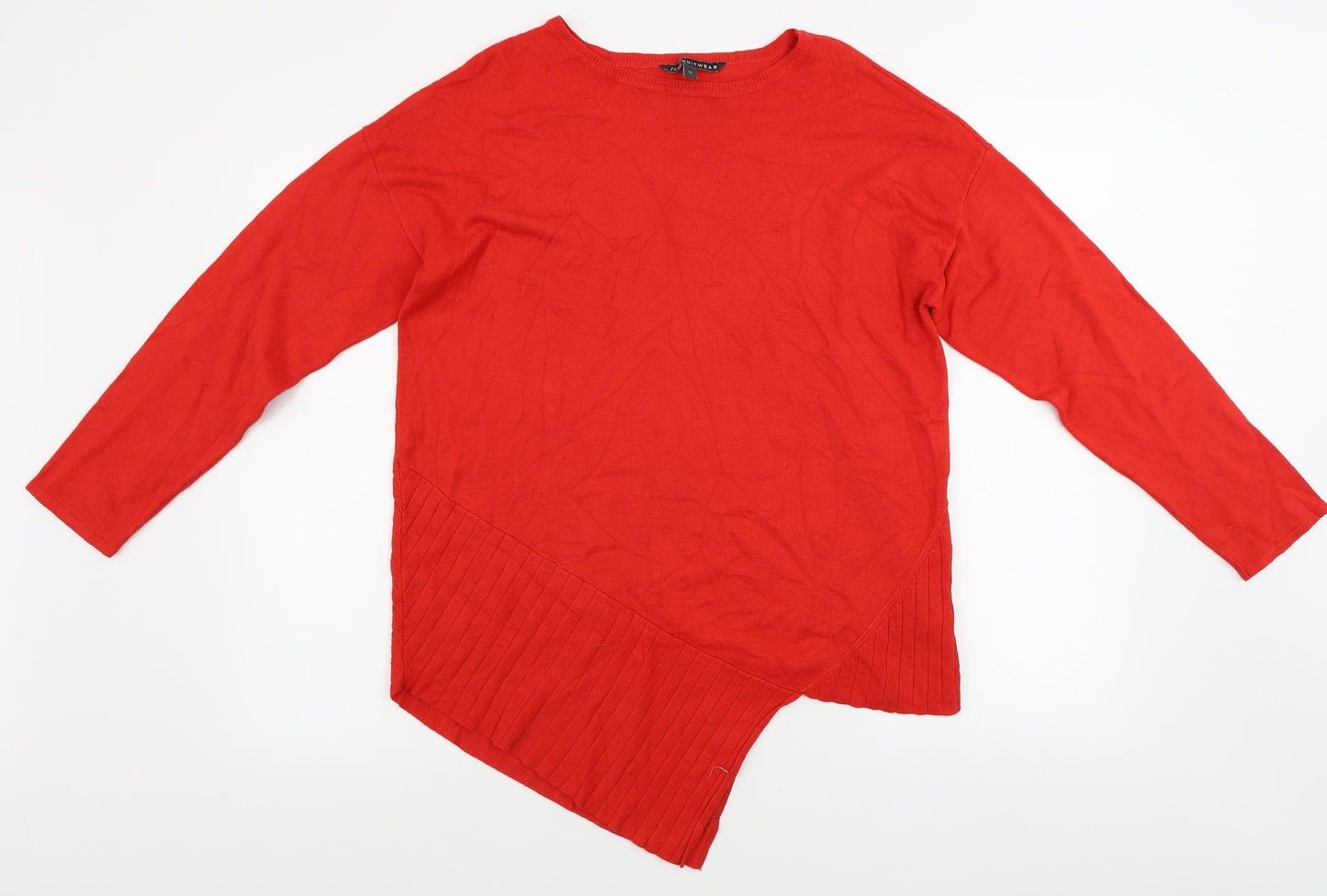 Womens UK Size 12 Bonmarché Red Pullover Jumper