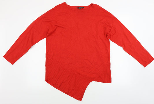 Womens UK Size 12 Bonmarché Red Pullover Jumper