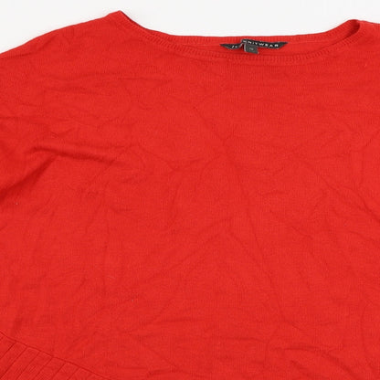 Womens UK Size 12 Bonmarché Red Pullover Jumper