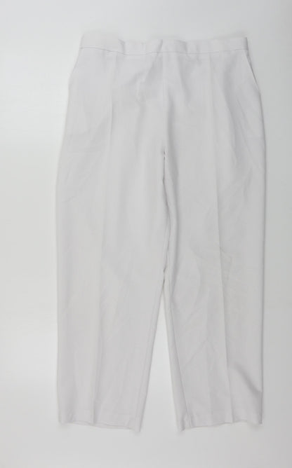 BASSINI  Womens White   Trousers  Size 32 in L26 in