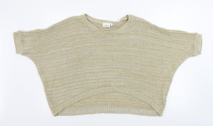 Womens UK Size 12 New Look Beige Pullover Jumper