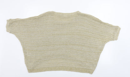 Womens UK Size 12 New Look Beige Pullover Jumper