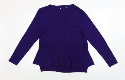 Womens UK Size 14 Per Una Purple Pullover Jumper