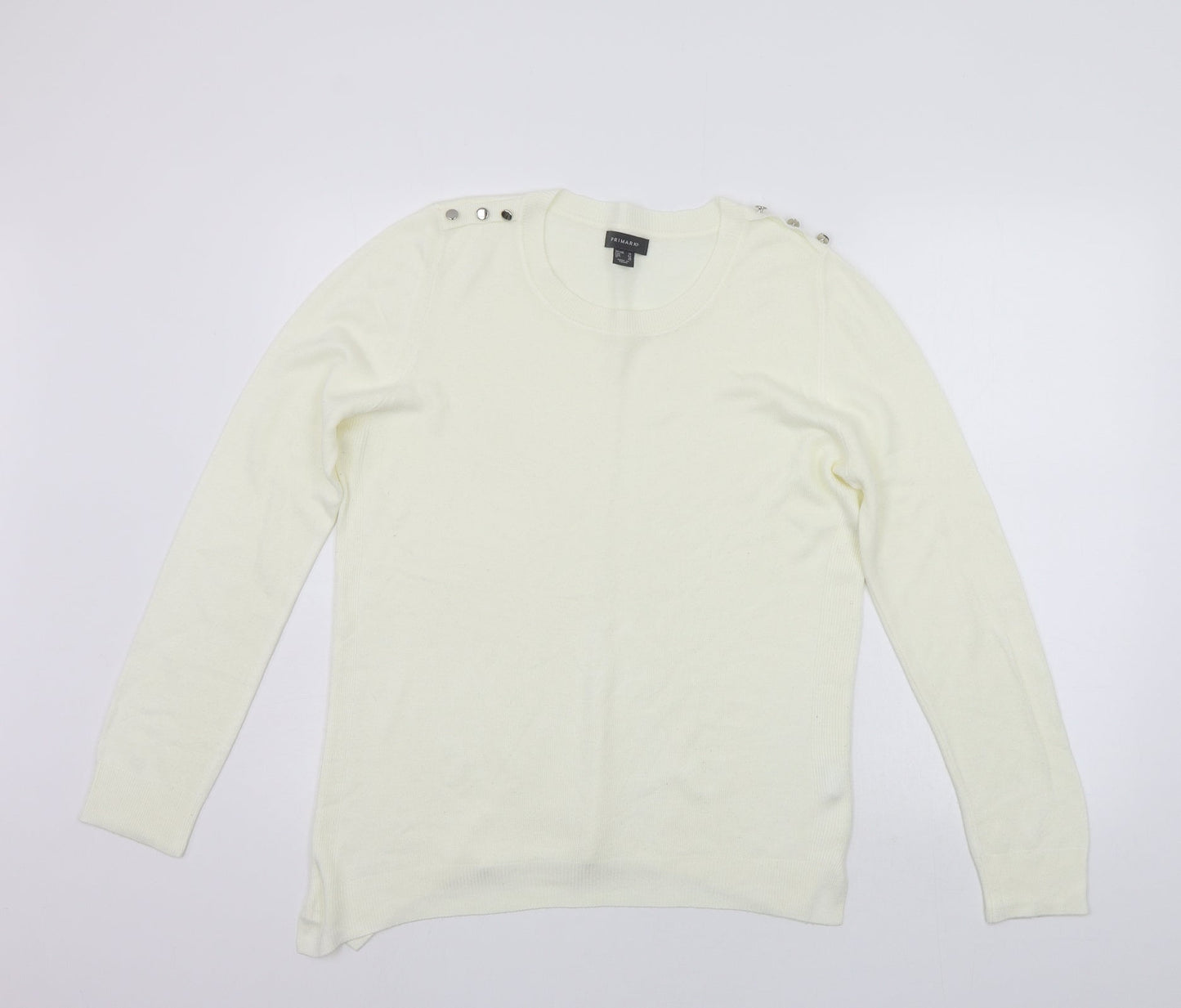 Primark Womens Yellow   Pullover Jumper Size 14