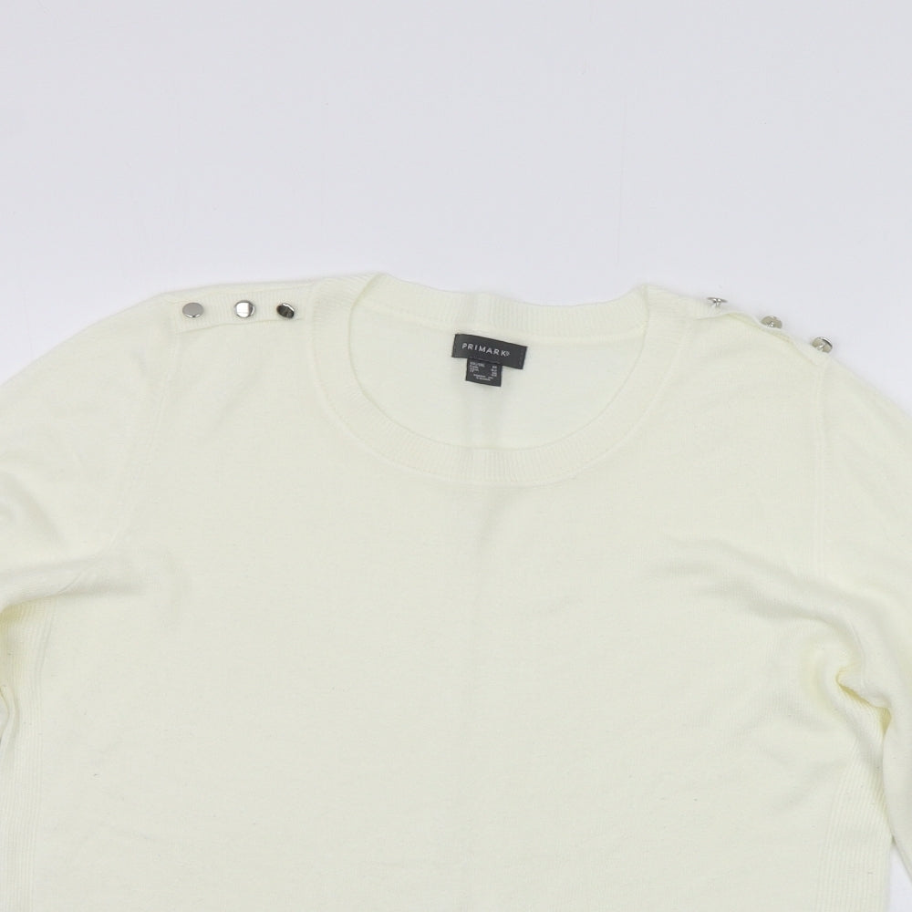 Primark Womens Yellow   Pullover Jumper Size 14