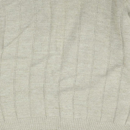 Womens UK Size M Marks and Spencer Beige Cardigan Jumper