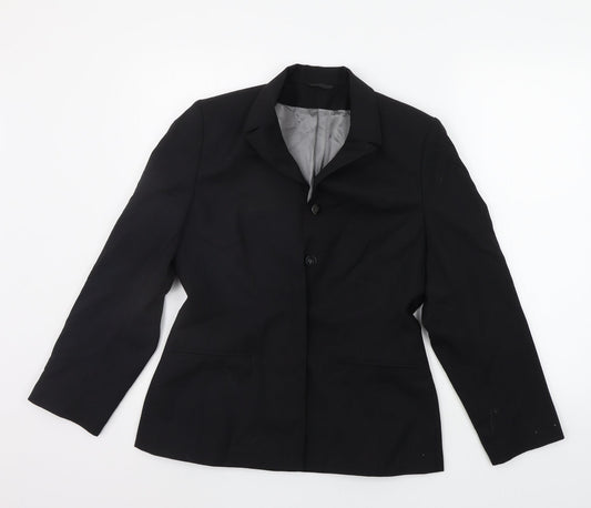 NEXT Womens Black   Jacket Suit Jacket Size 10