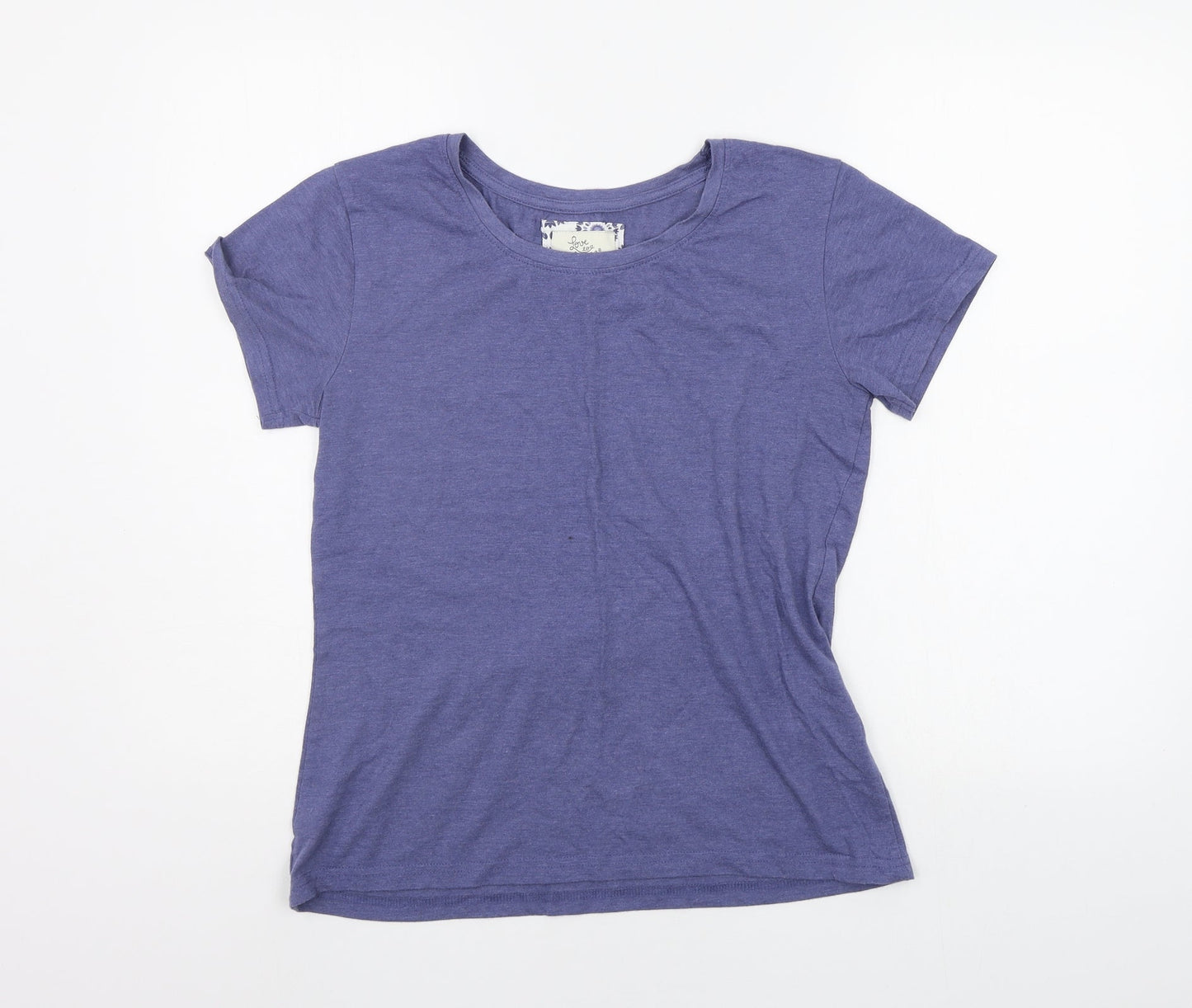 Womens UK Size M LOVE TO LOUNGE Blue Basic T-Shirt