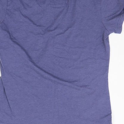 Womens UK Size M LOVE TO LOUNGE Blue Basic T-Shirt