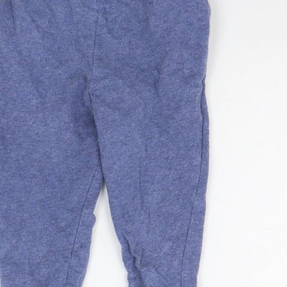 Mother Care Girls Blue   Jogger Trousers Size 12-18 Months