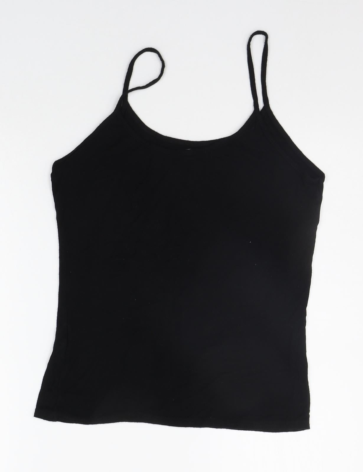 Boohoo Womens Black   Basic Tank Size 12