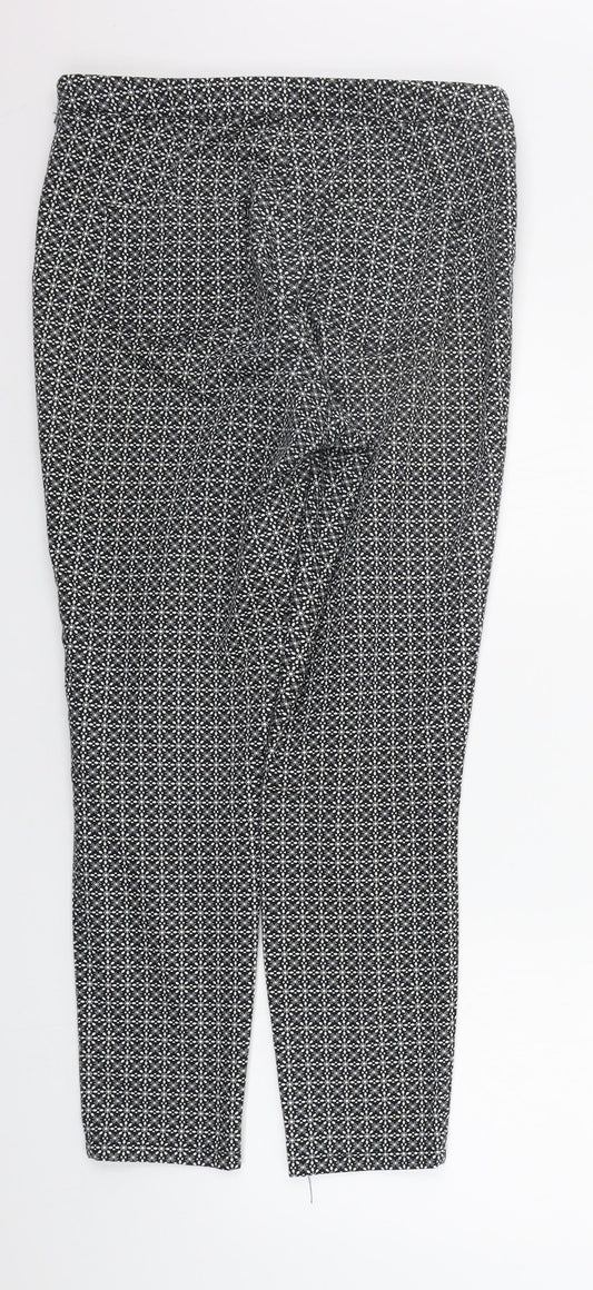 Womens UK Size 12 Dorothy Perkins Regular Fit  Grey Trousers
