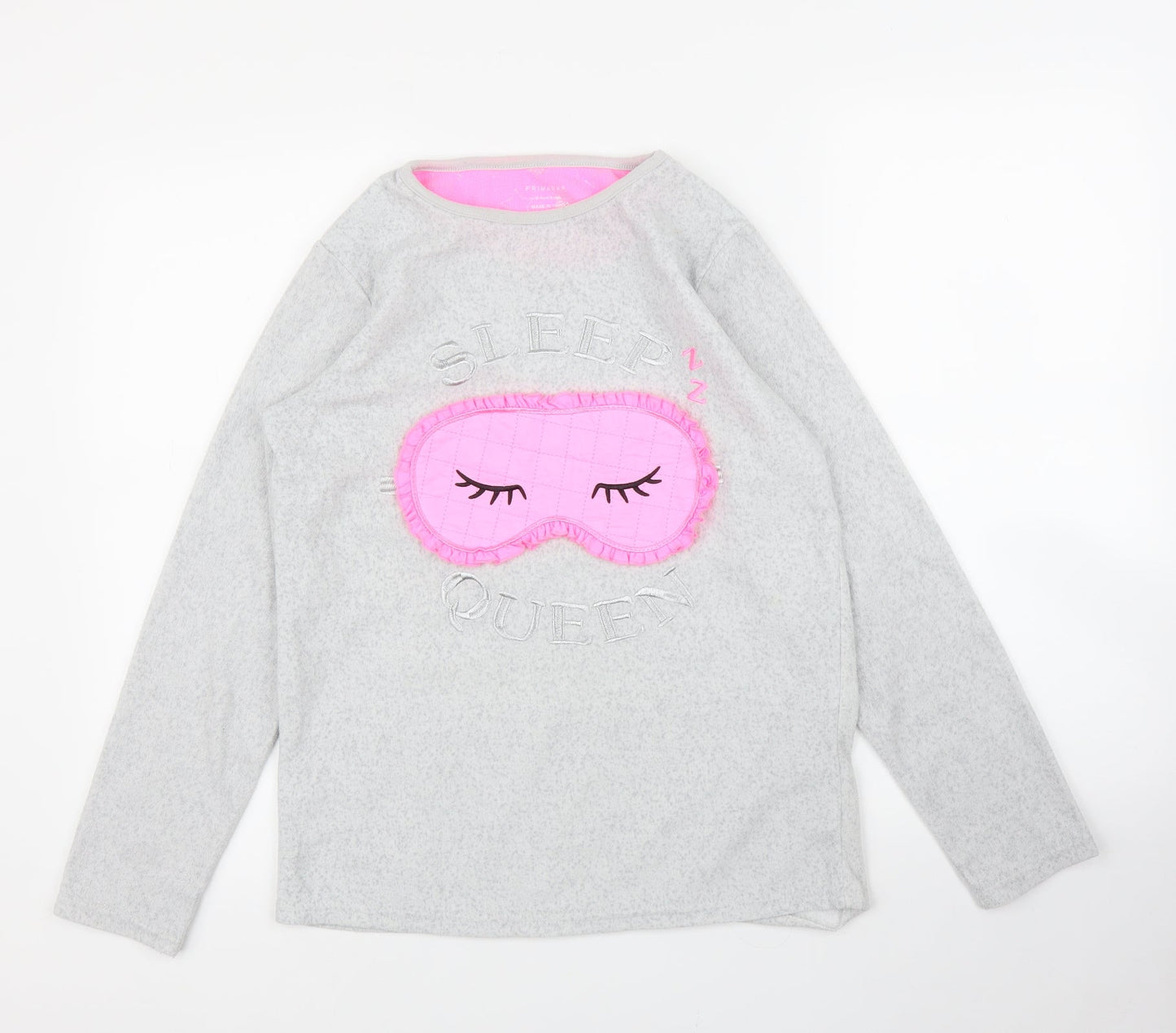 Primark Womens Grey   Pullover Jumper Size 12  - Pj top