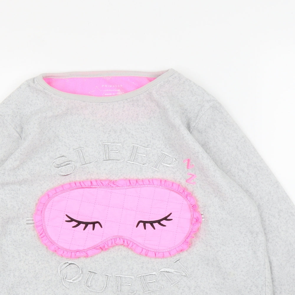 Primark Womens Grey   Pullover Jumper Size 12  - Pj top