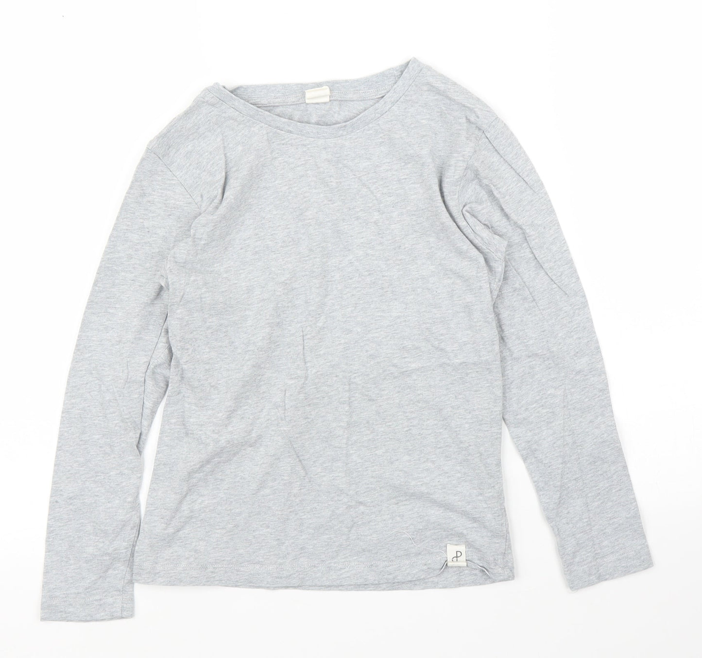 Popupshop Girls Grey   Basic T-Shirt Size 9 Years