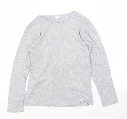 Popupshop Girls Grey   Basic T-Shirt Size 9 Years