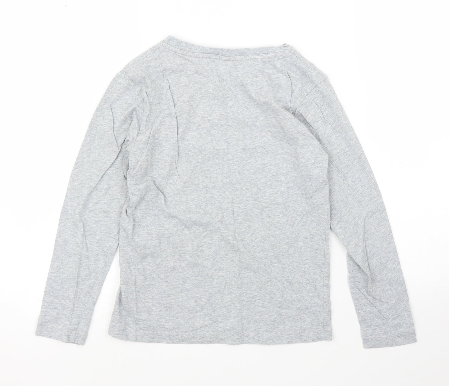 Popupshop Girls Grey   Basic T-Shirt Size 9 Years